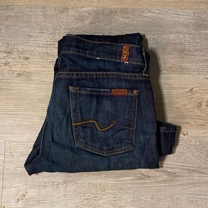 7 For All Mankind BOOTCUT Jeans Size 26 Inseam 27.5